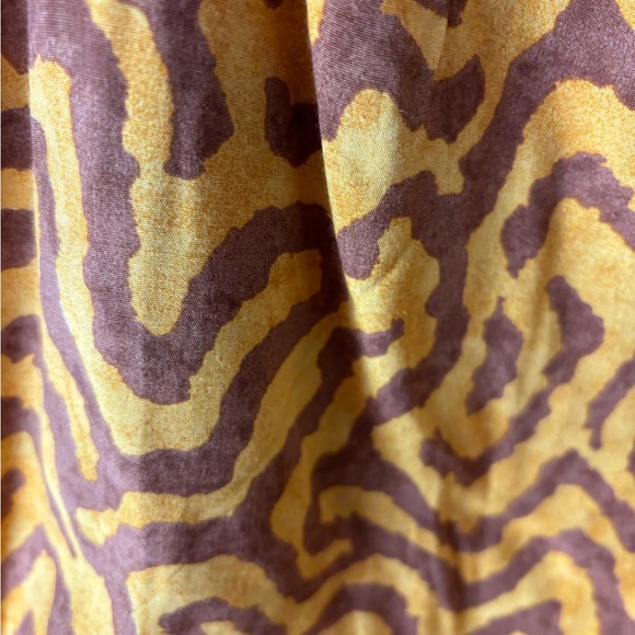 Vibrant Patterned Vintage Wrap Skirt - Picture 7 of 10